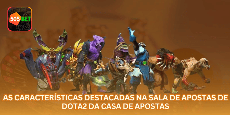 Área de aposta em Dota 2 na 505BET com visual organizado, saldo em R$ e experiência voltada ao Brasil.