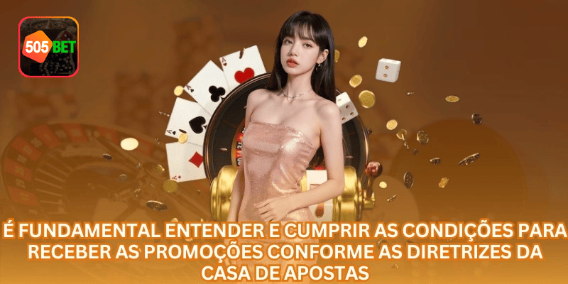 Área de promoções na 505BET com visual organizado, saldo em R$ e experiência voltada ao Brasil.