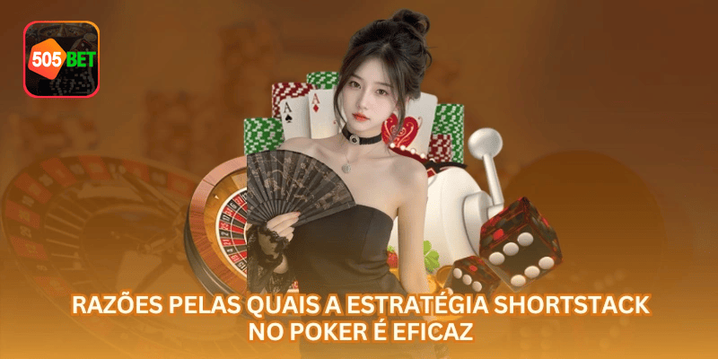 Exemplo de tela de short stack no poker em uma plataforma de entretenimento online com foco em praticidade.