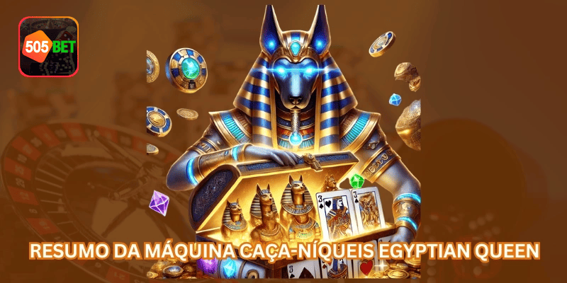 505BET apresenta Rainha do Egito com navegação clara para usuários que acessam pelo celular.