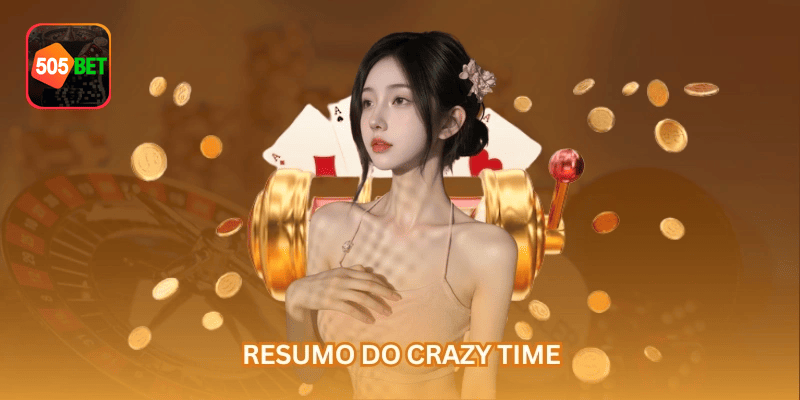 505BET apresenta Crazy Time com navegação clara para usuários que acessam pelo celular.